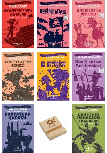 İş Çocuk Klasikleri 8-13 Yaş Defineadası Alice Doktorox Oz Donkişot Karpatlar Dünyanınmerkez 8li Set