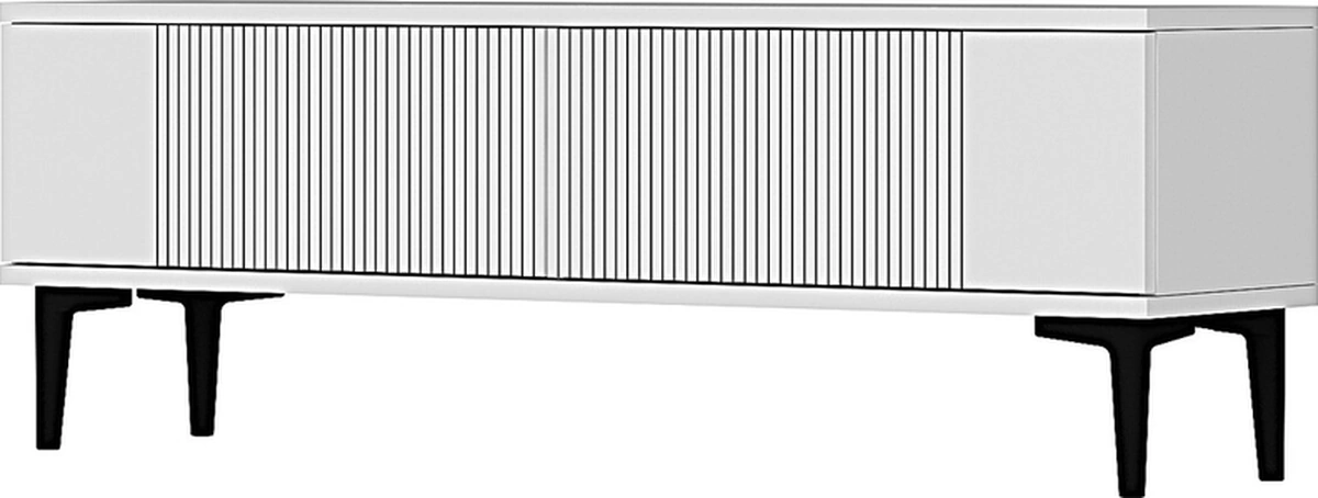 Tsa1203b - Corsatv120 Tv Stand, Tv Sehpası Beyaz 120cm Beyaz