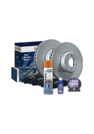 Wöbermann+bosch Renault Megane 4 Iv Ön Arka Rulmanlı Fren Diski Ve Ön Arka Balata Seti