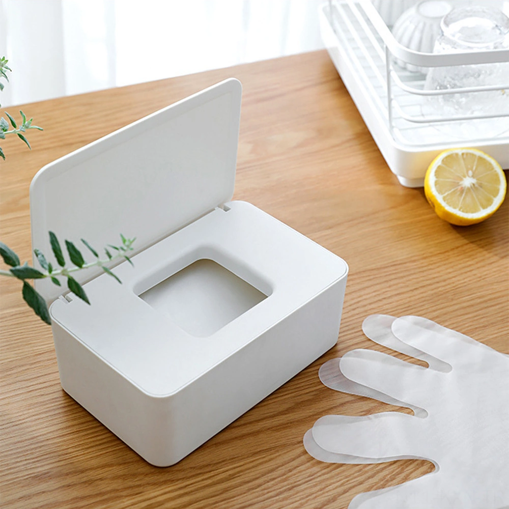 Kosona Pp Malzeme Pembe Kapaklı Ev Kullanımlı Büyük Kapasiteli Maske Saklama Kutusu - Toz Ve Nem Koruyucu Pembe