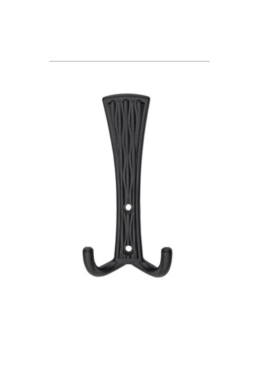 Troy Portmanto Vestiyer Duvar Dolap Elbise Askısı Siyah Metal Mobilya Kapı Askılığı Askılık 5 Adet Siyah