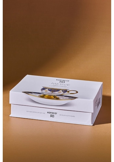 Karaca  Merve 2 Kişilik Kahve Fincanı 100 Ml