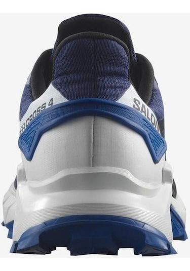 Salomon 473157 Supercross 4 Blue Print/Black/Lapis Blue Erkek Outdoor Ayakkabı - Lacivert