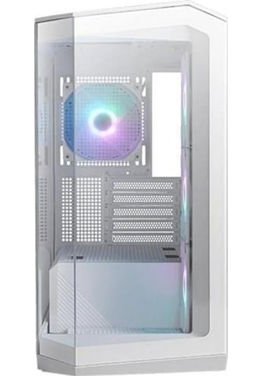 MSI Mag Pano M100R PZ 4xARGB Fanlı Micro ATX Bilgisayar Kasası Beyaz