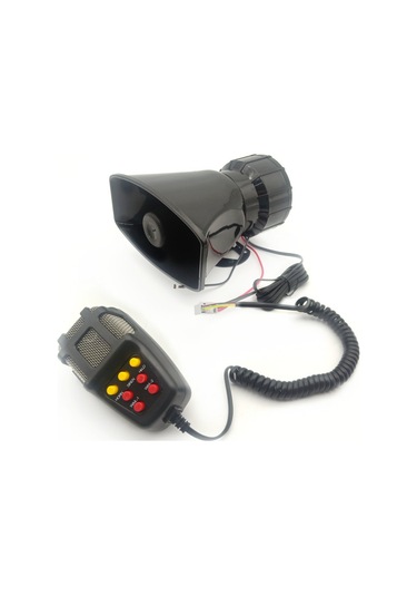 Lemestar 12v Yüksek Sesli Kırmızı-sarı Düğmeli Plastik Alarm Hoparlörü Ve Kontrol Cihazı Seti