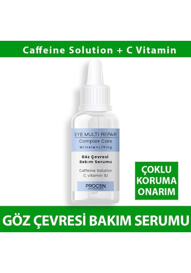 Procsın Göz Altı Torbalanma Ve Morluk Karşıtı Aydınlatıcı Göz Çevresi Serumu 20 ML