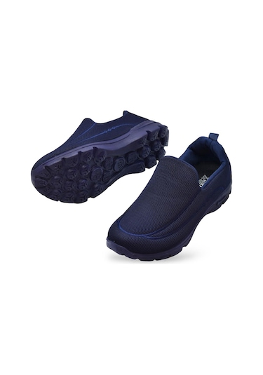 9090 Tam Ortopedik Hafif Taban Erkek Spor Ayakkabı Yazlık Hafif Taban Eva Lacivert