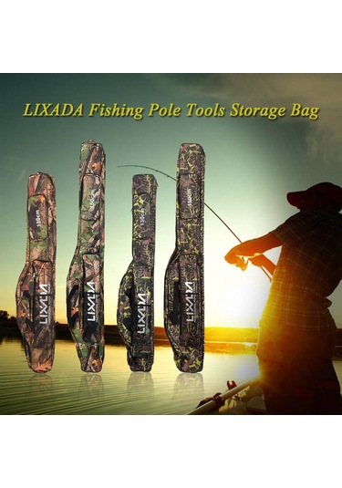 Lixada Balıkçılık Çanta Olta Taşıyıcı Oxford Olta Kamışı