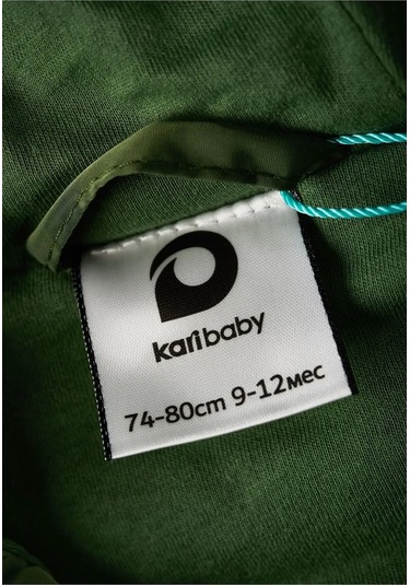 Kari Baby Kapüşonlu Sıcak Tutan Yeşil Erkek Çocuk Yeleği 317824096 Khaki