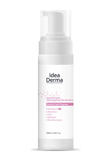 İdea Derma Hassas Ciltler için Yüz Temizleme Köpüğü 200 ML