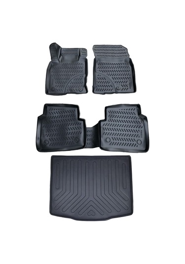 Ford Kuga 2020-2021 3D Havuzlu Paspas+Bagaj Havuzu Seti