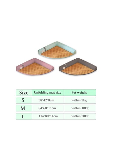 Maiyame Kedi Köpek Yaz Matı Evcil Hayvan Yaz Matı Köpek İçin Soğutma Matı Kedi Evcil Hayvan Kedi Köpek Yatağı 18