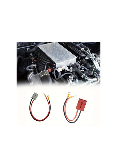 Dashanshop 2 Adet Kırmızı Gri Hızlı Bağlantılı Uzatma Kablolu Araç Şarj İstasyonu