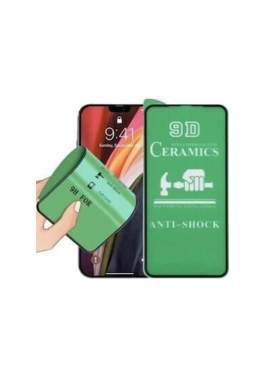 Samsung Galaxy A12 Uyumlu - Seramik Nano Kırılmaz Tam Kaplayan Ekran Koruyucu - Anti Static Özellik