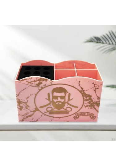 Novahub Beyaz Kuaförlük Alet Organizatörü, Çıkarılabilir Saç Klipleri Saklama Kutusu, Makas İçin Kuaför Seti 20 x 12 CM