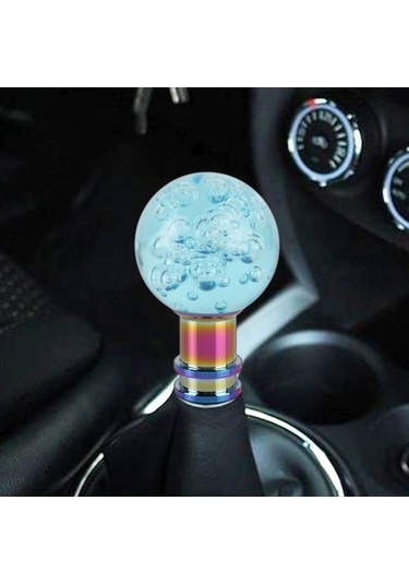 Tongxida Universal Car Gear Knob İn Gear Shape, Chrome Araba Top Şekli Dişli Kafası Vites Topuzu Camgöbeği Camgöbeği