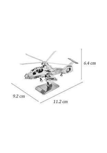 Abd Komanci Helikopter 3d Metal Maket Bulmaca Puzzle Modeli Kitleri Dıy 14+ Yaş 55+ Parça