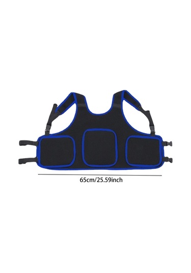 Suntek Çocuk Motosiklet Göğüs Koruyucu Yelek Mavi