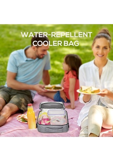 Novahub Siyah/mavi/gri/kırmızı 8l Oxford Kumaş Soğutucu Çanta Kırmızı Kırmızı