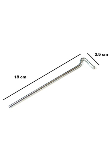 Çadır Kazığı Kalın 12 Adet Gri