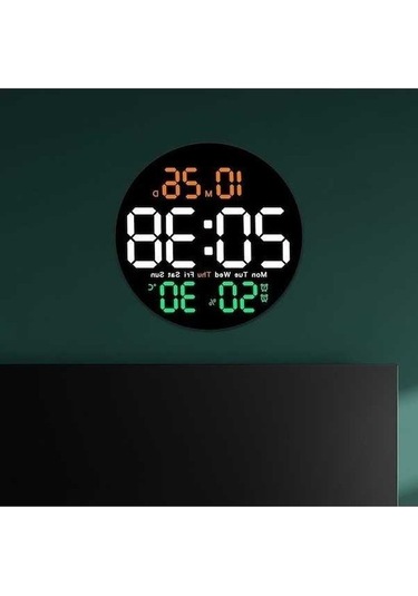 Trendooze Ve Sıcaklık Seçenek Saati Renkli Renkli Modern Göstergeli Duvar Dijital Çok Çok Akıllı - Uw ÇOk Renkli