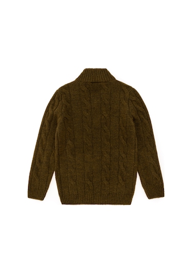 U.s. Polo Assn. Erkek Çocuk Haki Kazak /triko 50297422-vr027 Haki