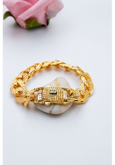 Latif Kuyumculuk 22 Ayar Altın Kalemli Gurmet Kadın Bileklik Lkblk1230 Altın Sarı Altın