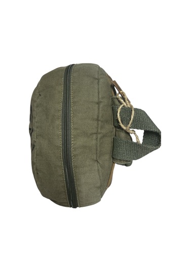 Kaliteli Renkli Vintage Disayn Günlük Sırt Gezi Okul Seyahat Çantası 31 Cm X 41 Cm Açık Haki