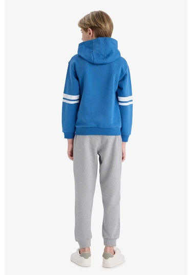 Defacto Erkek Çocuk 2li Takım Baskılı Kapüşonlu Sweatshirt Eşofman Altı D3565a825aube389 Mavi Defacto Erkek Çocuk 2li Takım Baskılı Kapüşonlu Sweatshirt Eşofman Altı D3565a825aube389 Mavi