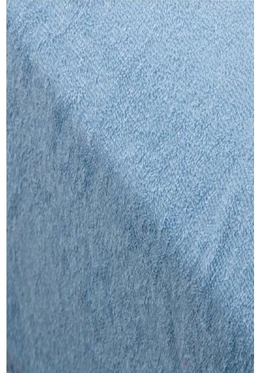 Altın Karma Havlu Lastikli Çarşaf Takımı 180x200 Cm 2 Adet 50x70 Cm Yastık Kılıfı Mavi