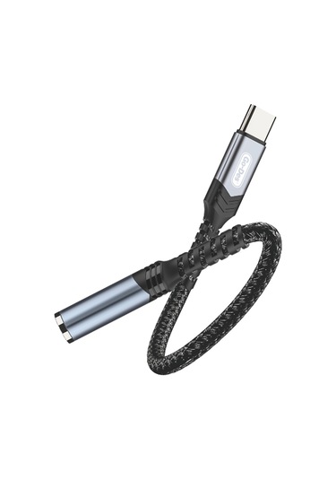 Type-c Aux Çevirici Kablo Go Des Gd-uc068 Type-c To 3.5mm Aux Çevirici Ses Adaptörü Siyah