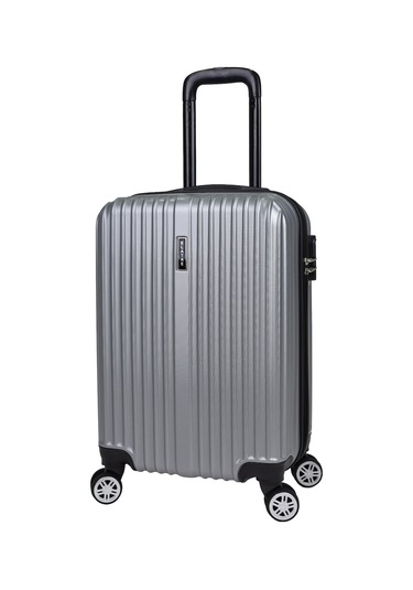 Elatae Kabin Boy Valiz Gri Abs 1020