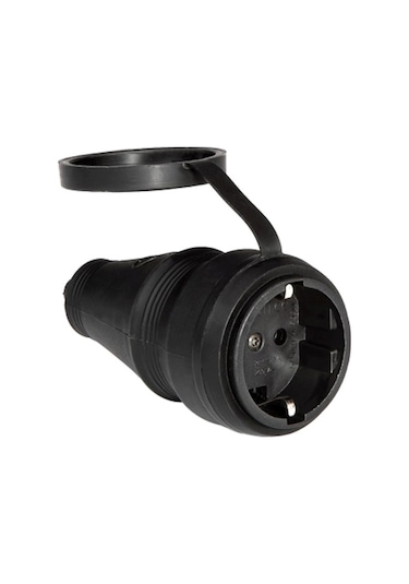 Kauçuk Dişi Fiş 220 Volt Kauçuk Dişi Fiş Tse