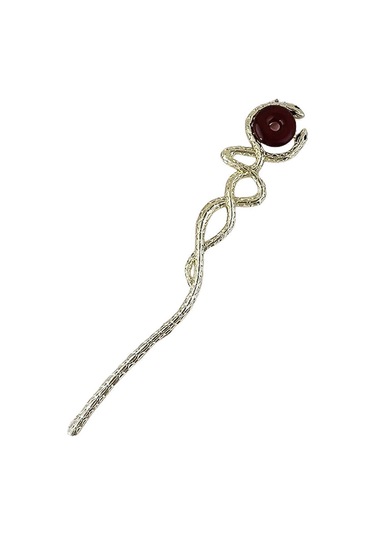 Narin Saç Çubuğu Zarif Yılanlar Saç Takısı Yılan Takısı Çin Geleneksel Dekoratif Saç Takısı Altın Çift Yılan Çok Renkli