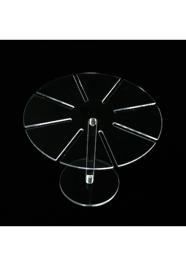 Suntek Akrilik Şeffaf Kek Tutucu Şeker Masa Ekranı Tatlı