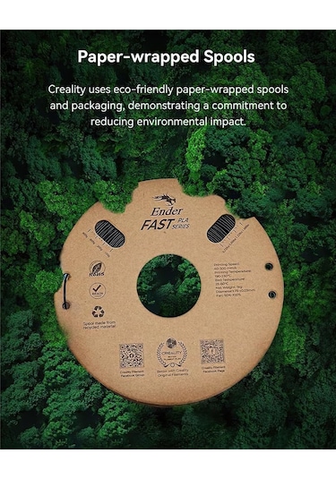 Creality Ender Fast Gümüş 1.75mm Pla 3d Baskı Filamenti - Urhanshop Gönderimli