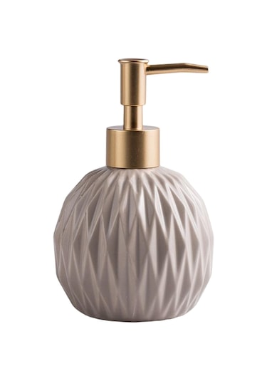 Suntek Seramik Sabunluk Ev Otel Tedarik Duş Şampuanı Bej Için