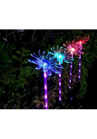 Güneş Enerjili Bahçe Işığı Bahçe Papatya Figür,solar Aydınlatma Bahçe Süslemeleri Çok Renkli