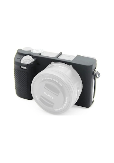 Sanger Silikon Kılıf Sony A6300 Uyumlu Siyah