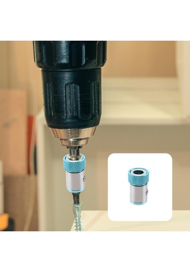 Ximistore9 Profesyonel Manyetik Vida Halkası - Çelik Bıçak Ucu Sabitleyici 3'lü Paket