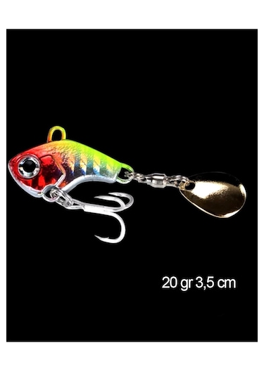 Jig Yem Vibrasyonlu Jig Yem Rapala Lures Yapay Yem 20gr 3.5cmsarı