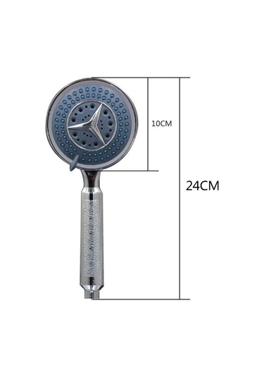 Fonksiyonlu Duş Başlığı Seti Başlık, Hortum Ve Mafsal Seti