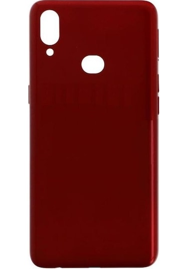 Samsung Uyumlu Galaxy A10s  Arka Pil Batarya Kapağı Sm-a107f - Kırmızı