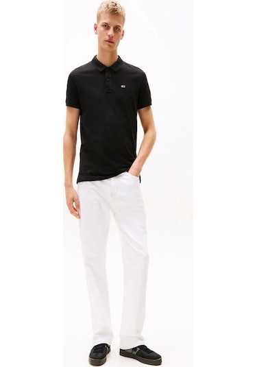 Tommy Hilfiger Tjm Slım Placket Polo Ext Siyah