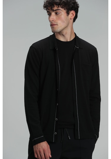 Lufian Orka Erkek Kazak Siyah 112090099100100 Siyah