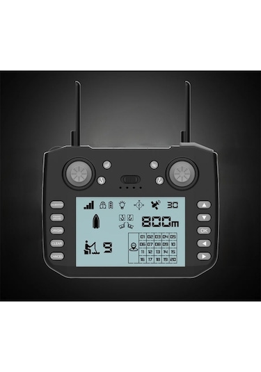 Sazan (YEMLEME TEKNE VE BOT)gps Model Oto Pilot Akıllı Kumanda Son Versiyon Tekne Siyah