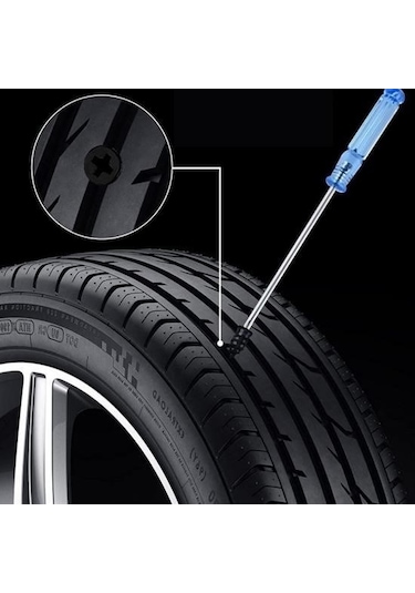 Ams Net 10 Adet Çok Amaçlı Kolay Kullanılabilir Araba Lastiği Tamir Kauçuğu