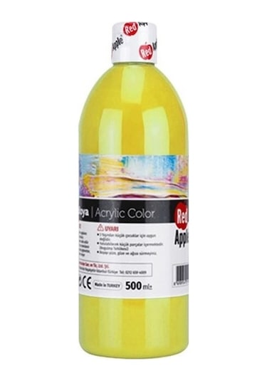 Red Apple Ra150-11 Akrilik Boya 500 G Sarı