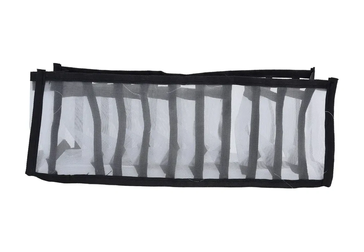 Kosona Siyah Çok Amaçlı Çekmecelik Depolama Kutusu - Nylon Malzeme, Katlanabilir, 33x16x40 Cm - Giyim, Çeyiz, Kozmetik İçin Tidy Organizer Siyah