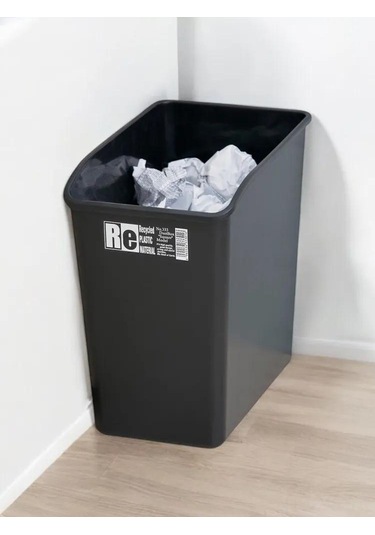 Yunboo Ofis Ve Ev İçin Dikdörtgen Plastik Çöp Kutusu - 7.7 Litre, Yer Tasarruflu, Düzenli Çalışma Ortamı